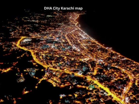 DHA City Karachi map