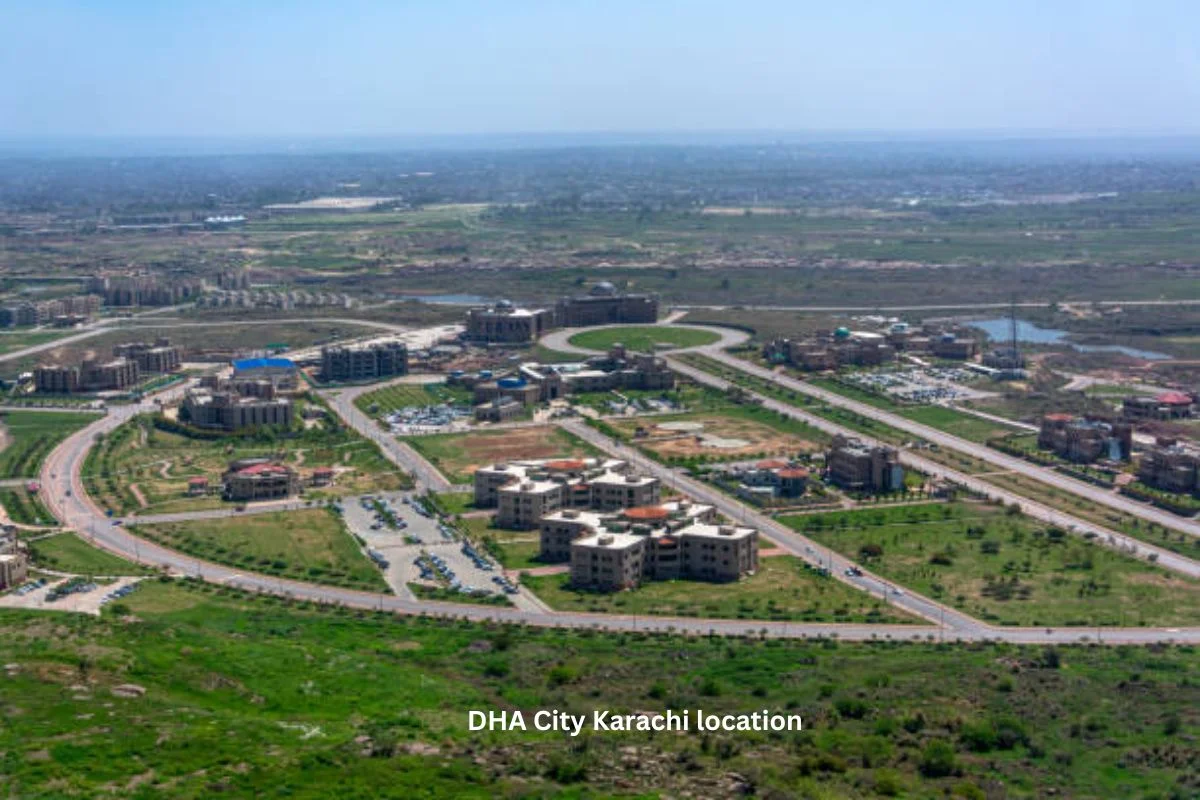 DHA City Karachi location