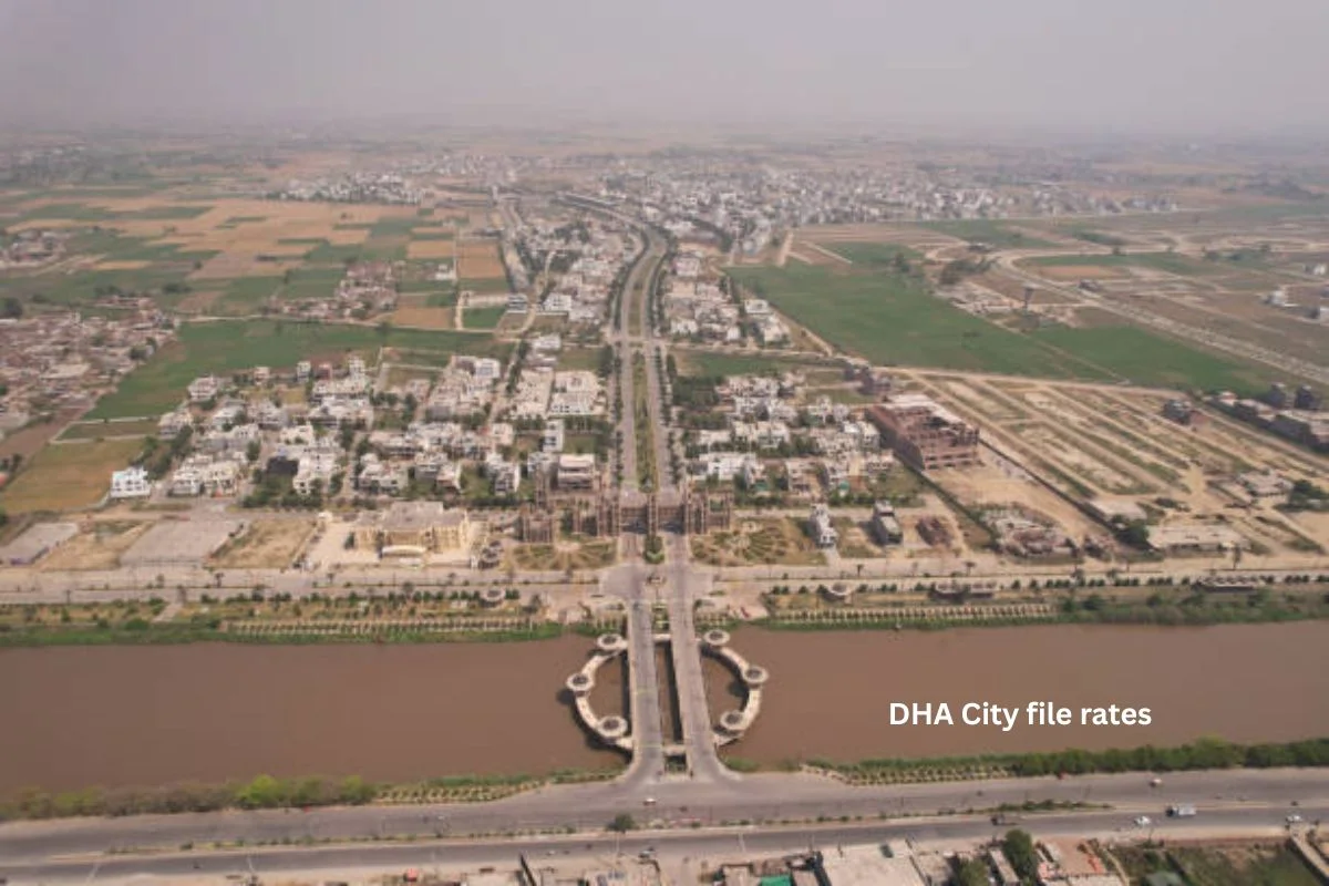 DHA City file rates